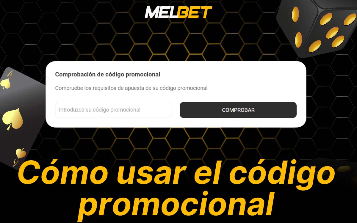 Instrucciones para el código promocional de Melbet